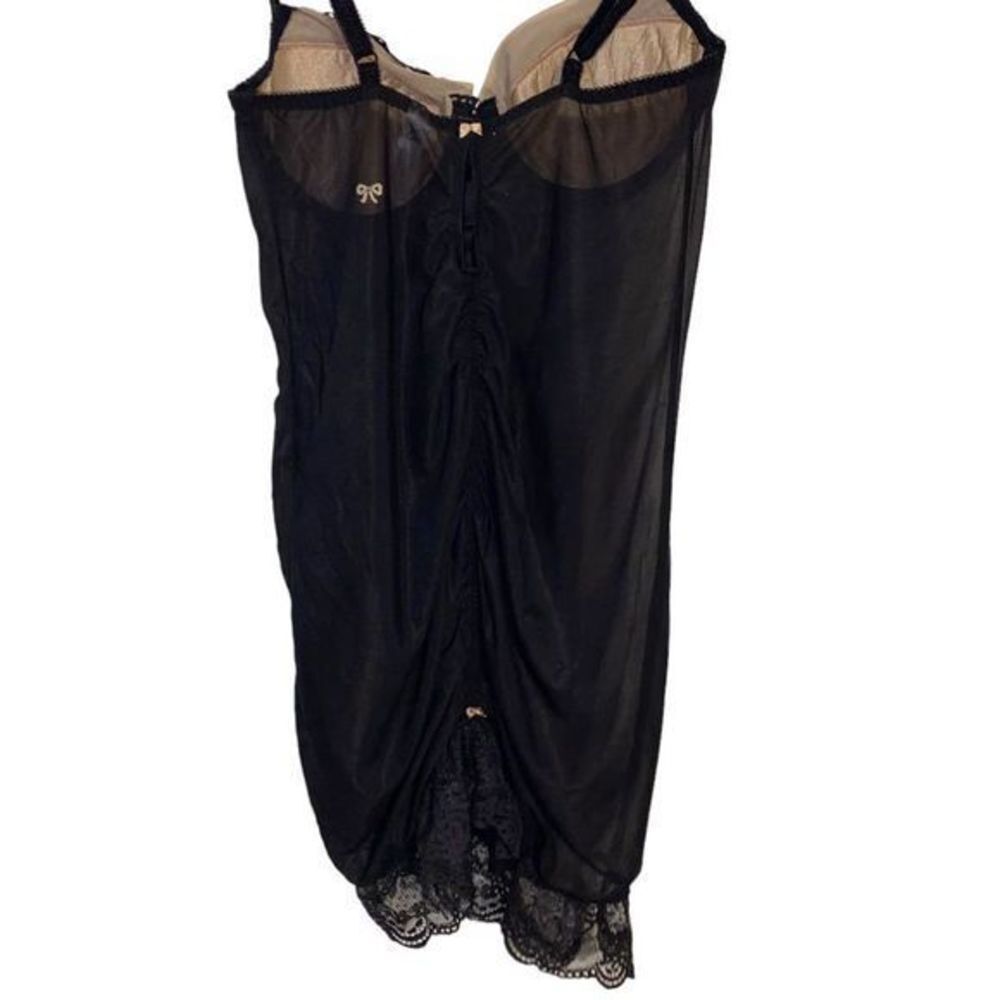 Y2K Victoria's Secret lingerie lace trim ruched night gown built in bra - Picture 5 of 12